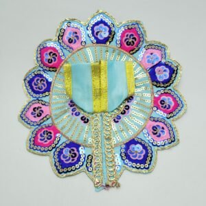 Blue Embroidery Dress for Laddu Gopal Ji